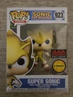 Funko Pop! Super Sonic (CHASE) #923 AAA Anime Exxclusive