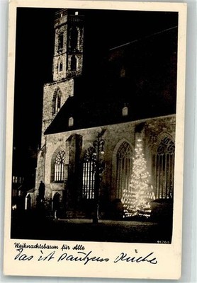 38046686 - 8600 Bautzen Christmas Tree in Front of St Peter's Cathedral at Night Photographer
