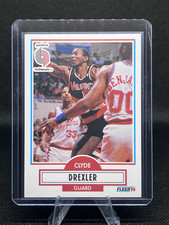 Fleer 1990-91 Clyde Drexler #154 Base Set Portland Trail Blazers NBA