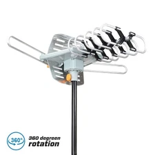 150 Miles HDTV 1080P Outdoor TV Antenna Amplified Digital 360° 36dB UHF VHF Home