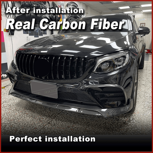 Carbon Frontspoiler Frontlippe Passt für Mercedes C253 GLC300 GLC43AMG 2018-2024 - Picture 4 of 7