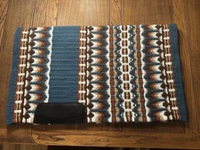 Show Stoppin’ Oversized Wool Show Pad 34x41 NRHA Reining Western Show Saddle Pad