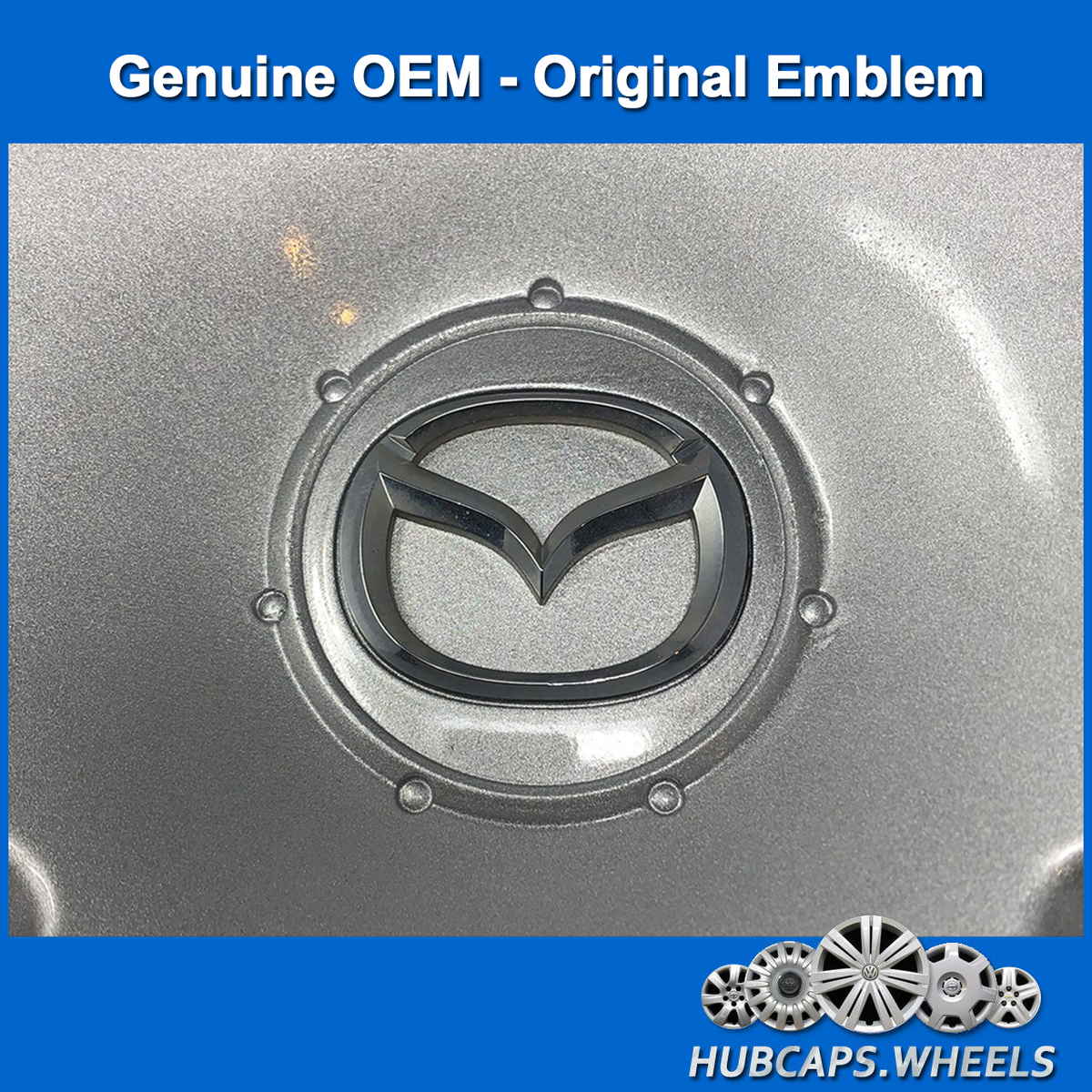 Hubcap Set for Mazda CX-3, Mazda3 2014-2022 Genuine OEM 16-in