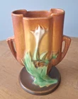 Roseville Pottery Thorn Apple Vase 812-6 c. 1930 Excellent Condition!