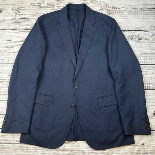 J.Crew Ludlow Blazer Mens 42L Blue British Moon Cloth Unstructured Sport Coat