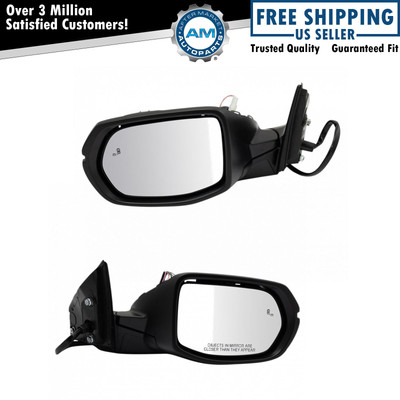 2 Piece Mirror Set LH & RH Sides Power Heated Signal Blind Spot for CRV