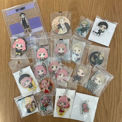 SPY x FAMILY Damian Anya Loid Acrylic Keychain Stand Can Badge Lot