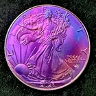 American Silver Eagle 1 Oz 2026 Monster Rainbow Toning