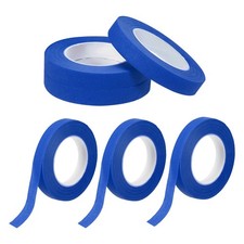 6 Rolls Floral Tapes,  30 Yard x 1/16 in Florist Crepe Tape Blue