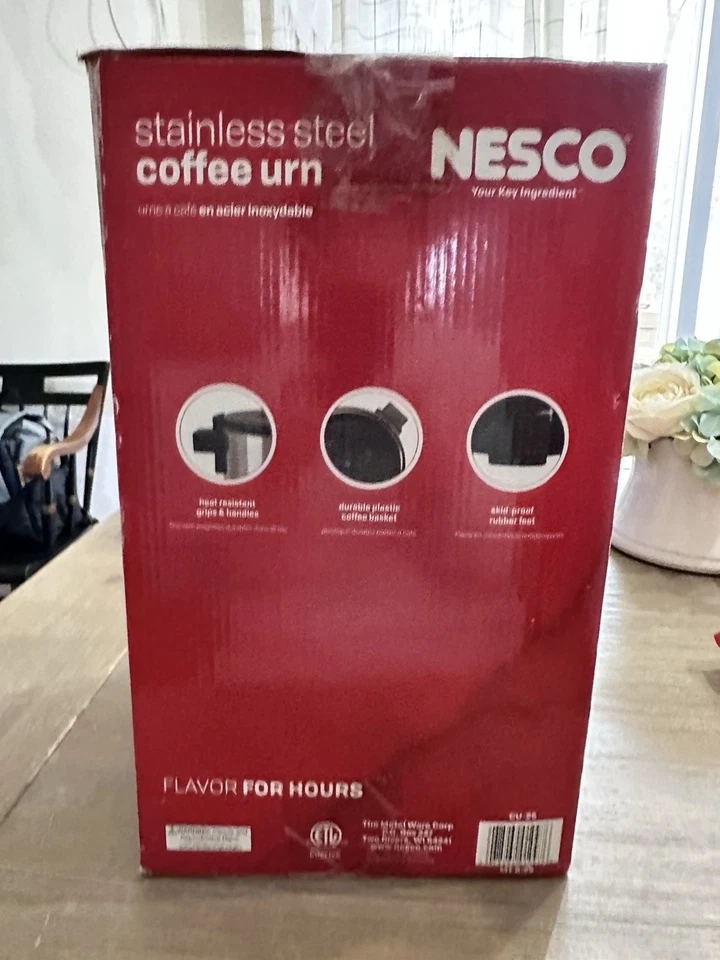 Nesco CU-25 Professional Coffee Urn, 25 Cups, Metallic - Image 4 of 4