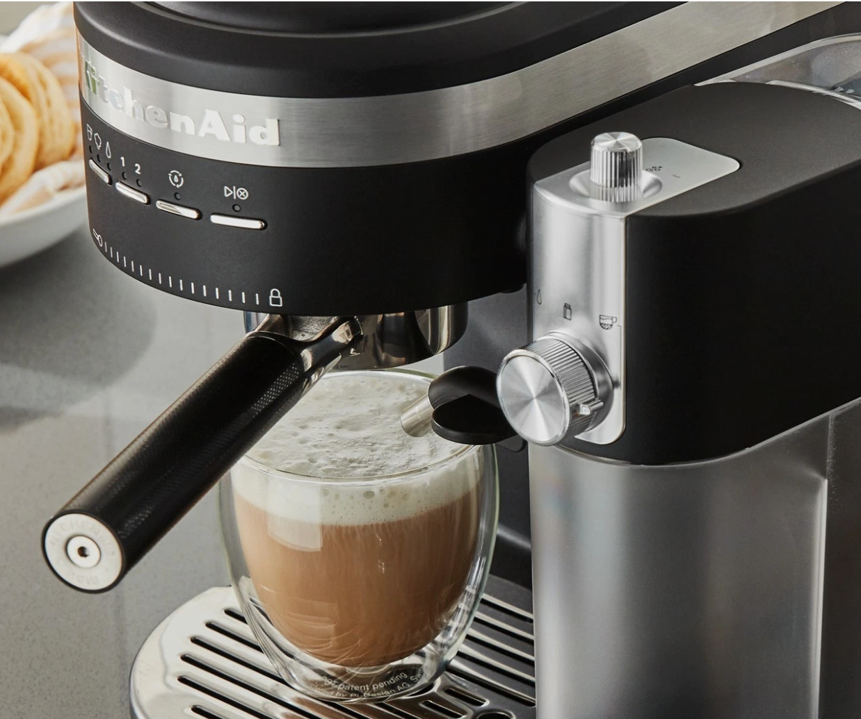 KitchenAid Semi-Automatic Espresso Machine with Free Automatic Milk Frother