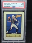 2002 Fleer Authentix #48 Tom Brady PSA 9 Patriots