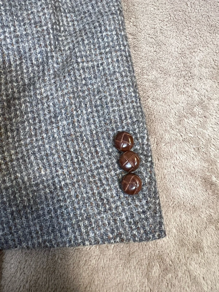De Colección Levi’s Blazer 40R Western Wear Tweed Abrigo Deportivo Vaquero Muestra Prenda Años 70’s Foto 3 de 4