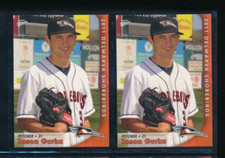 Lot (2) 2011 Multi-Ad #9 Jason Gurka Delmarva Shorebirds (GD29) SWSW6