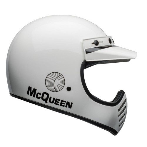Bell Moto-3 Helmet (Steve Mcqueen Gloss White/Black) - Bild 1 von 11