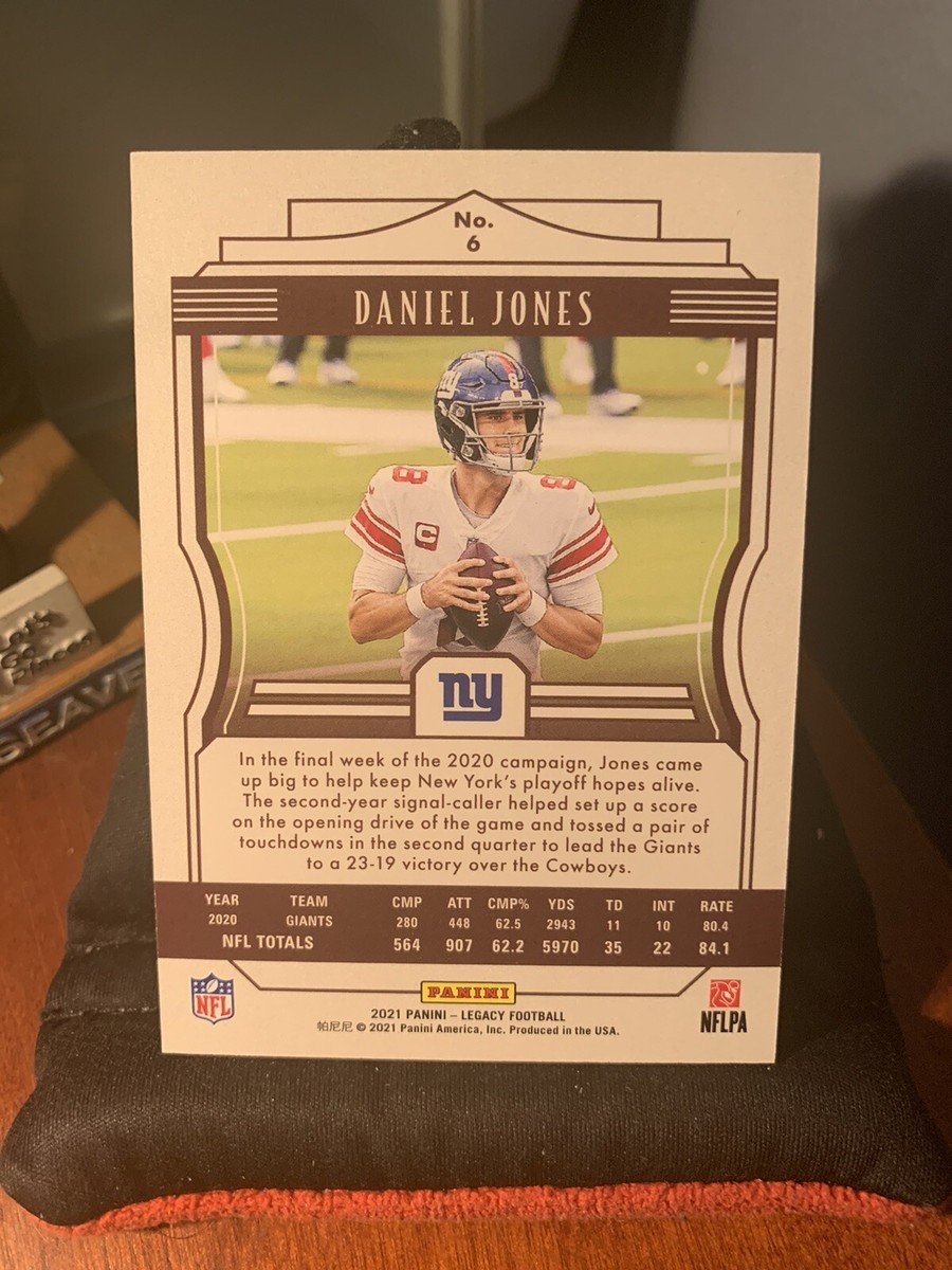 DANIEL JONES ダニエルジョーンズ 【RICK CANE】 2021 Score Football DANIEL JONES #'d 123/460 Red Dot Sparkle