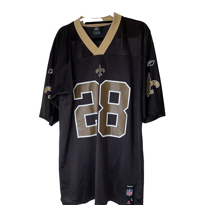 New Orleans Saints Mark Ingram Jersey size L No 28 Blk gold Reebok Nylon