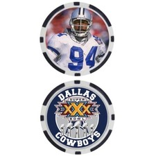 CHARLES HALEY - COWBOYS SUPER BOWL XXX  - POKER CHIP