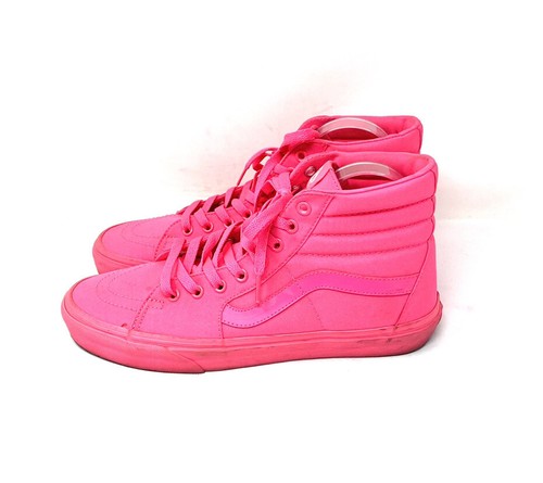 all pink vans high tops