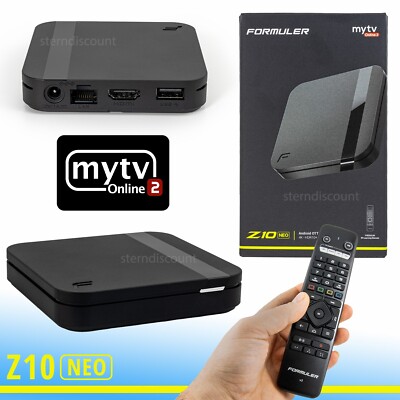 Formuler Z10 NEO 4K Android 10 OTT Medien-Streamer 2GB RAM 4GB Flash WLAN WiFi+