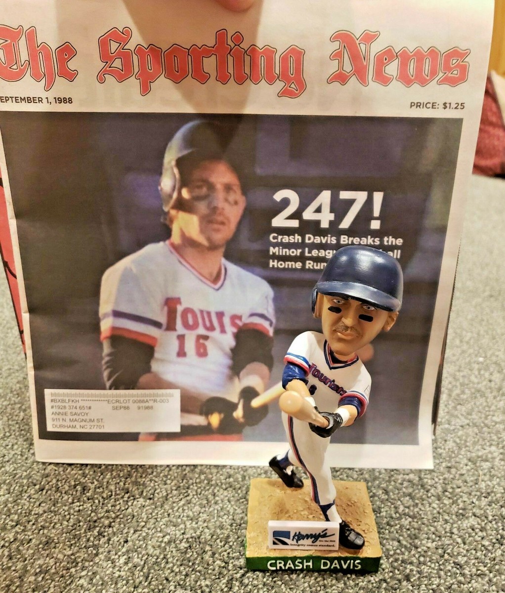 Crash Davis 2018 Tourists Bobblehead + PIN + Sporting News