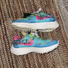 Size 10- Nike Off-White x Vapor Street Polarized Blue W
