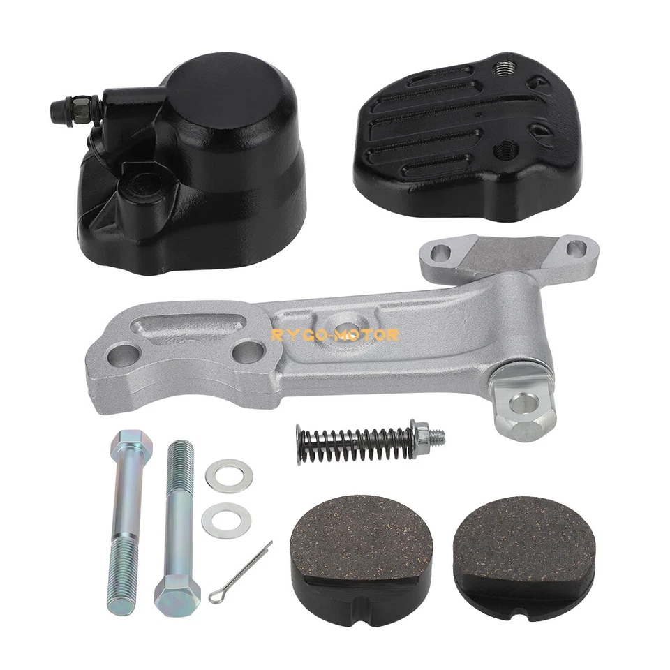 Conjunto de pinza de freno delantero y soporte con pastillas para Honda CB360/400F/450/500/550 Foto 3 de 4