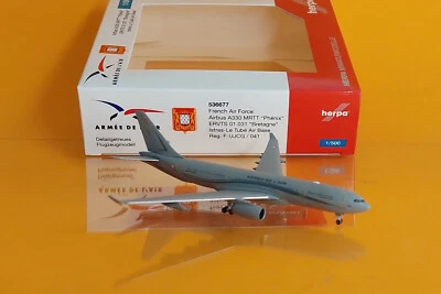 Herpa 536677 French Air Force Airbus A330 MRTT "Phenix" ERVTS 01.031 "Bretagne"! - Bild 1 von 2