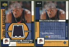 2004-05 UD Hardcourt Materials Jersey #HM-JR Jason Richardson - Golden State