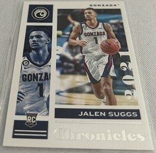 2021-22 Panini Chronicles Draft Picks Basketball Jalen Suggs Gonzaga Bulldogs RC