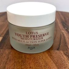 Fresh Lotus Youth Preserve Moisturizer Super Lotus 1 Oz 30ml New Sealed