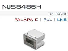 NJRC New JRC NJS8486H 3.4 - 4.2 GHz C-Band PLL LNB - PALAPA (LO 5.15 GHz)