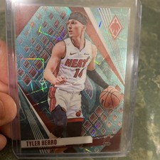 Tyler Herro Teal Laser Parallel Panini Phoenix Basketball 2023-2024