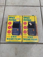 Vintage 1978 Archer Radio Shack Space Patrol Walkie Talkies Model 60-4001 Set