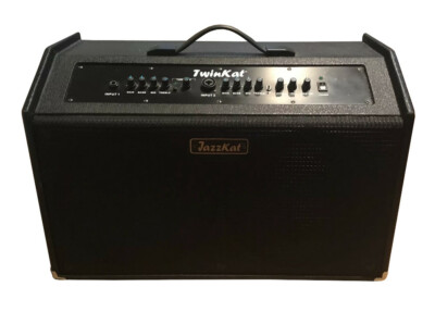 Jazzkat TwinKat 2x10 Combo Amp - Black, Water Resistant Padded