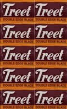 100 Treet Carbon "Black Beauty" double edge razor blades For Safety Razors