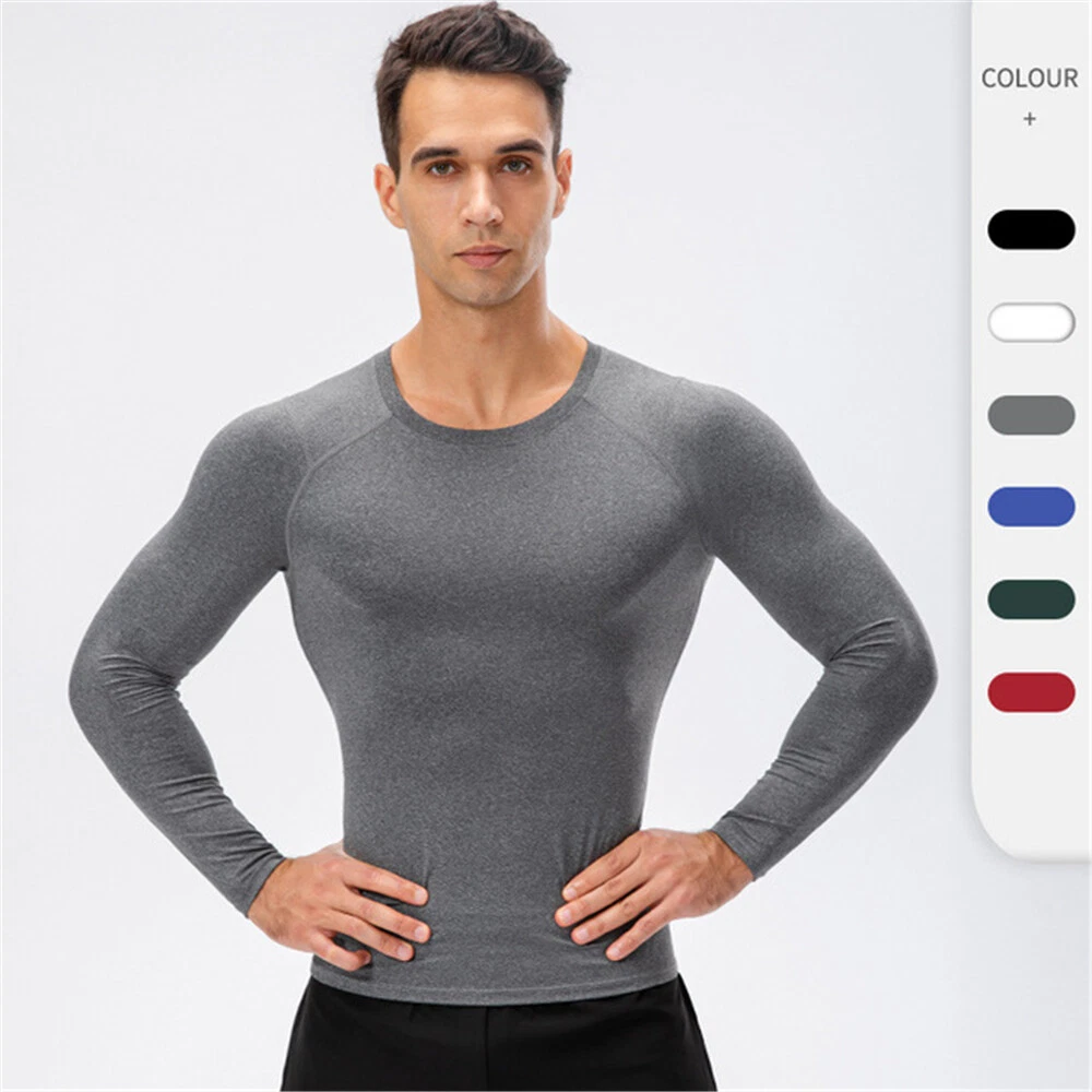 Men's athletic clearance long sleeve shirts
