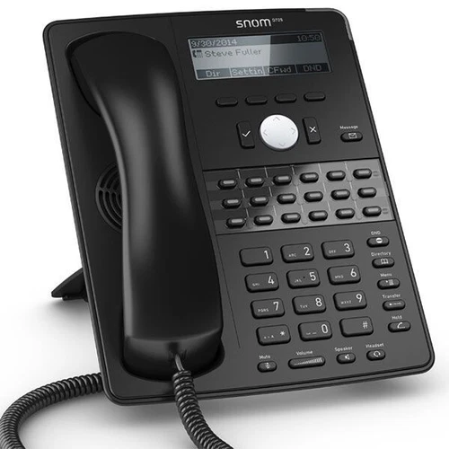 Snom D725 Téléphone IP Noir Filaire Sip Sraps Vlan Poe