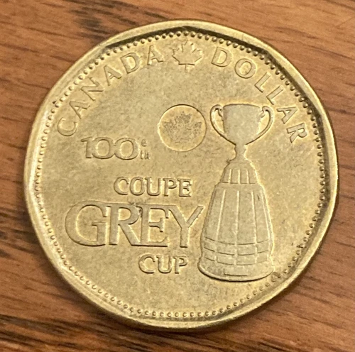 2012 Grey Cup Canada one dollar loonie **75% off combined shipping**