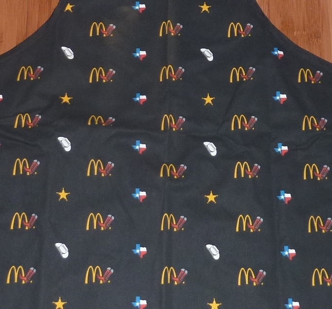 Vintage McDonald's Texas-Themed Restaurant Apron – New, Never Worn, Collectible Or Functional 2 thumbnail image
