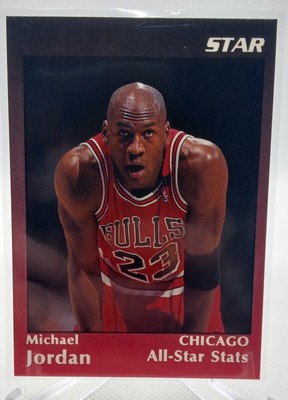 1991 Star Red Black Michael Jordan 5 Card Promo Set /1000 Complete 