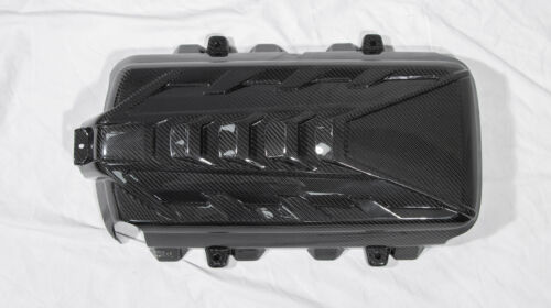 Real Carbon Fiber (Double Side) Engine Cover For 2020-2025 Chevrolet Corvette C8 - Picture 13 of 24