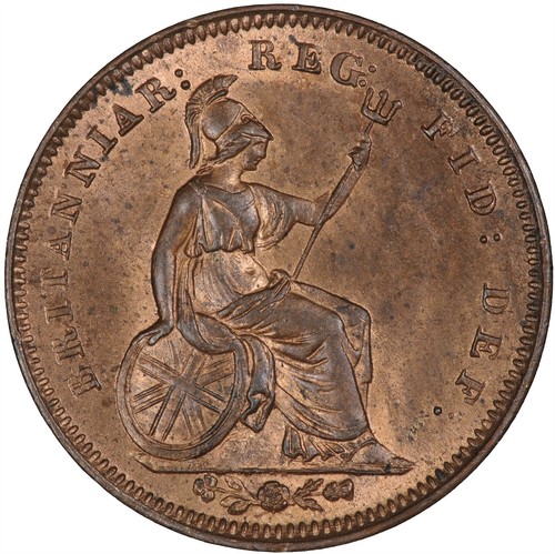 Great Britain (for Malta) 1844 1/3 Farthing R+B UNC SCARCE ISSUE - Picture 2 of 2