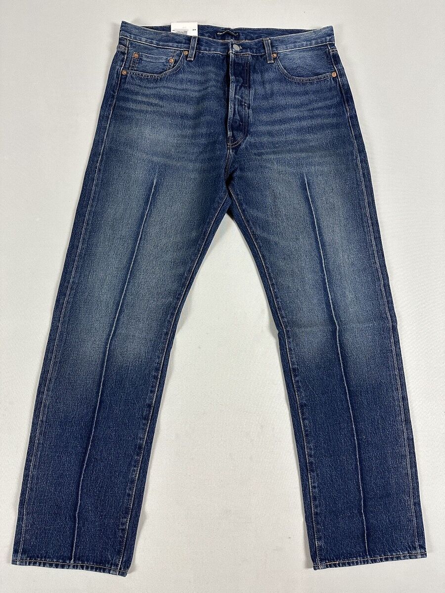 LEVIS MADE AND CRAFTED LMC 1980'S 501 JEANS FJORD DARK WASH LEVIS MADE AND CRAFTED LMC 1980'S 501 JEANS FJORD DARK WASH