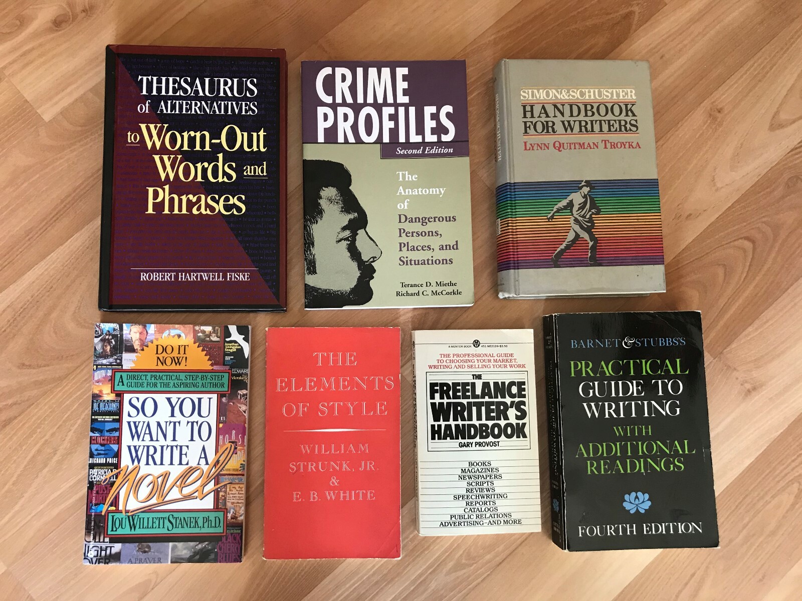 Lot of 7 Practical Guide to Writing Thesaurus Crime Profiles & More