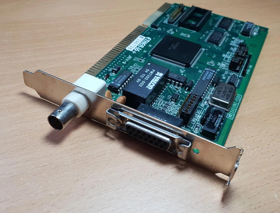 Rare Vintage Adapter D-Link DL3516A 10Mbps BNC Ethernet ISA Card - Image 2 of 2