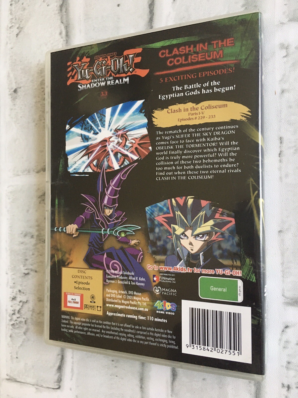 YU-GI-OH - ENTER THE SHADOW REALM - RGION 4 PAL 2 DISC DVD - See All ...