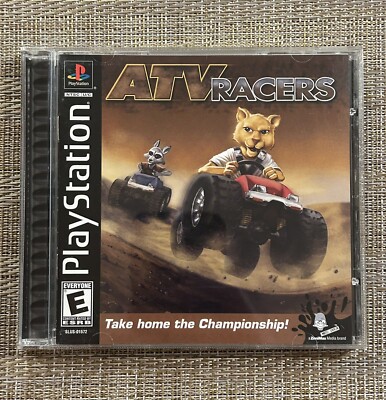 PS1 (ATV Racers) Zenimax Duck Productions Sony PlayStation 1 Game