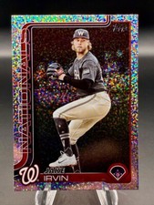 2025 Topps Series 1 Celebration - Jake Irvin Confetti #197 Nationals