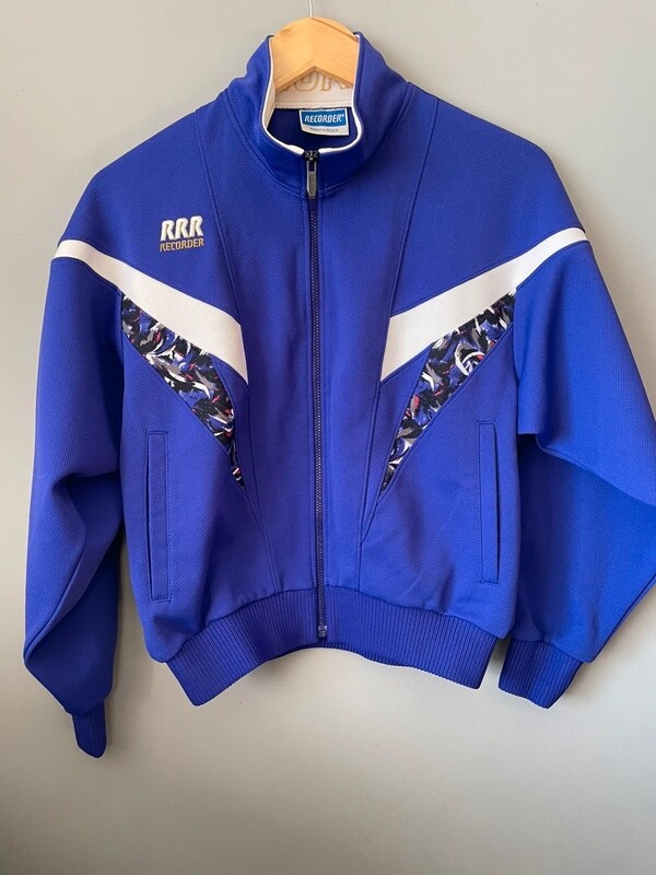 Vintage Recorder by ASICS Retro Y2K 90s Gym Zip-through Track